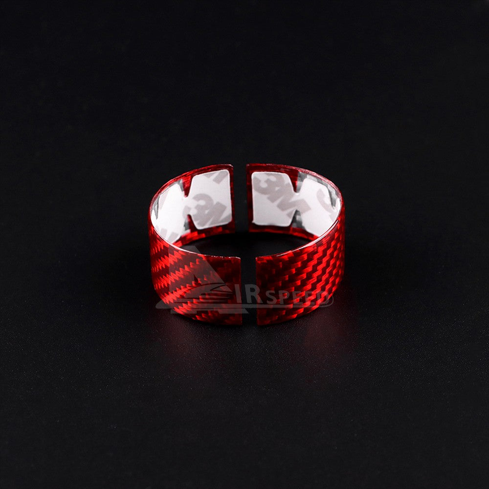 For Corvette C8 2020-2023 Real Hard Carbon Fiber Steering Wheel Trim Ring Cover
