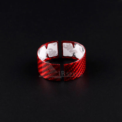 For Corvette C8 2020-2023 Real Hard Carbon Fiber Steering Wheel Trim Ring Cover