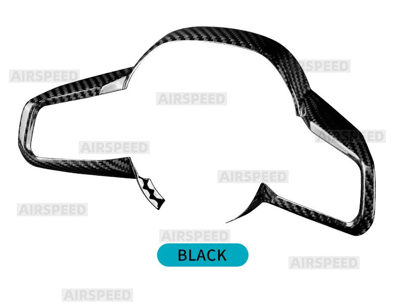 BMW X3 G45 25-26 Steering Wheel Button Frame Black Dry Carbon Fiber - detail view 9