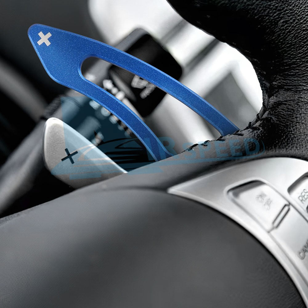 For Hyundai Genesis Coupe 2009-2011 Steering Wheel Paddle Shifter Extension Blue - FREE GIFT