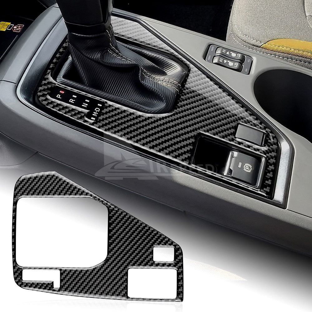Black Carbon Fiber Gear Shift Panel Frame LHD For Subaru Crosstrek 2024-2026（U.S. Stock）