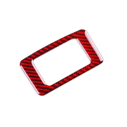 Red Car Rear USB Frame Sticker Trim Carbon Fiber For Hyundai Tucson 2022-2025（U.S. Stock）