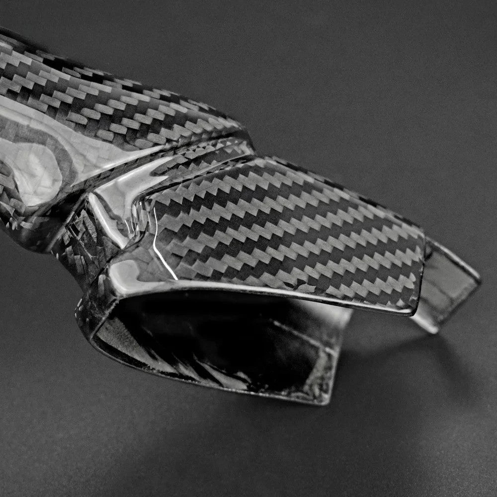Carbon Fiber Handbrake Cover Trim For Nissan GTR R35 2008-2021 Parking Brake - detail view 5