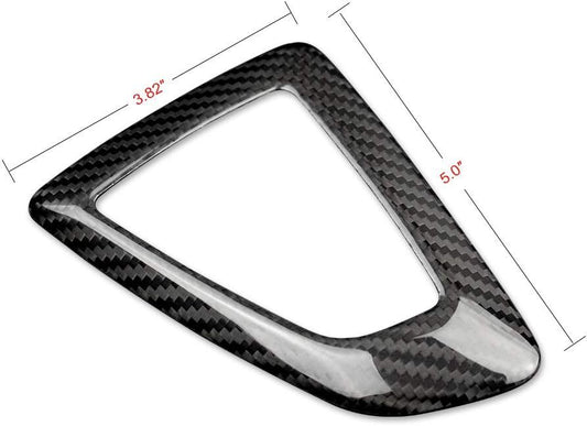 Black Dry Carbon Gear Base Frame For BMW F30 F20 Left Hand Drive - detail view