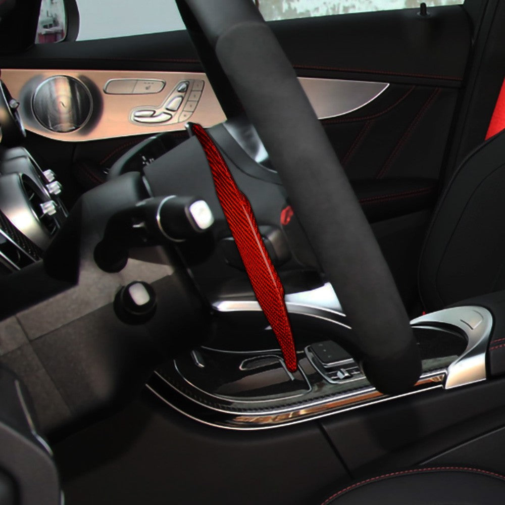 Red Steering Wheel Paddle Shifter Extension For Benz E63 E53 E43 GLA45 2016-2019