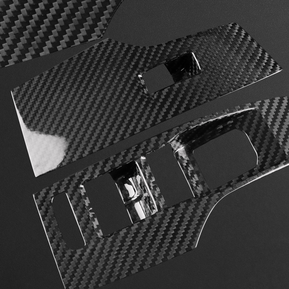 Car Door Window Lift Panel Cover Carbon Fiber for SEAT Ibiza Arona 2022-2026 - detail view 8