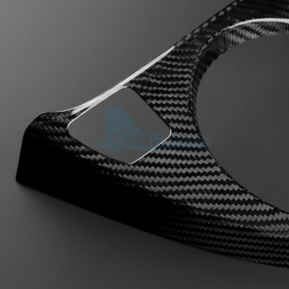 For Fiat 500 08-15 Abarth 595 695 12-15 Car Gear Shift Frame Cover Carbon Fiber - detail view 8