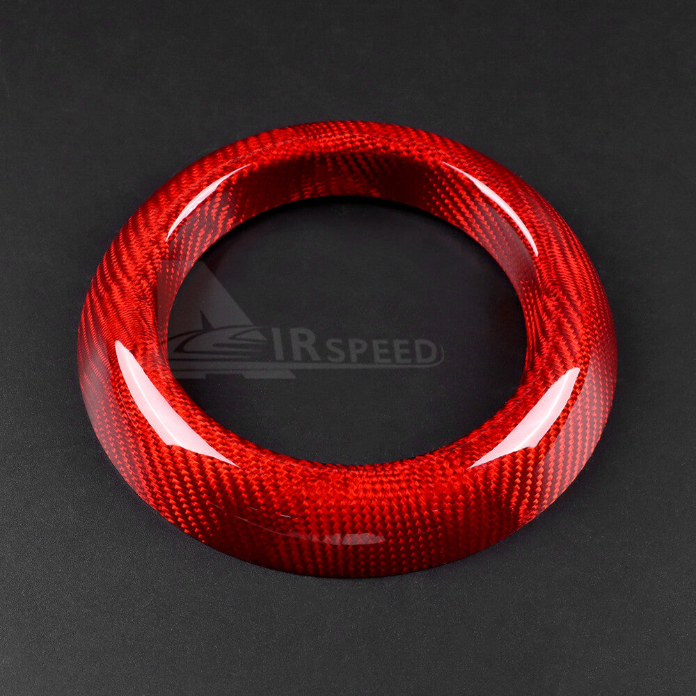 Gear Shift Panel Trim Cover Real Carbon Fiber For MINI F54 F55 F56 F57 F60 14-22 - detail view 6