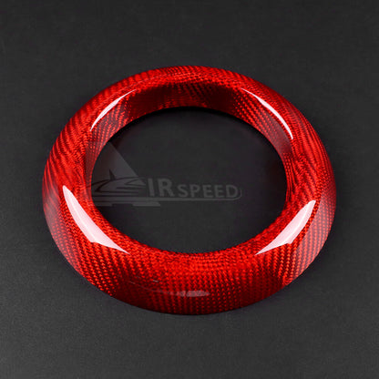 Gear Shift Panel Trim Cover Real Carbon Fiber For MINI F54 F55 F56 F57 F60 14-22 - detail view 6