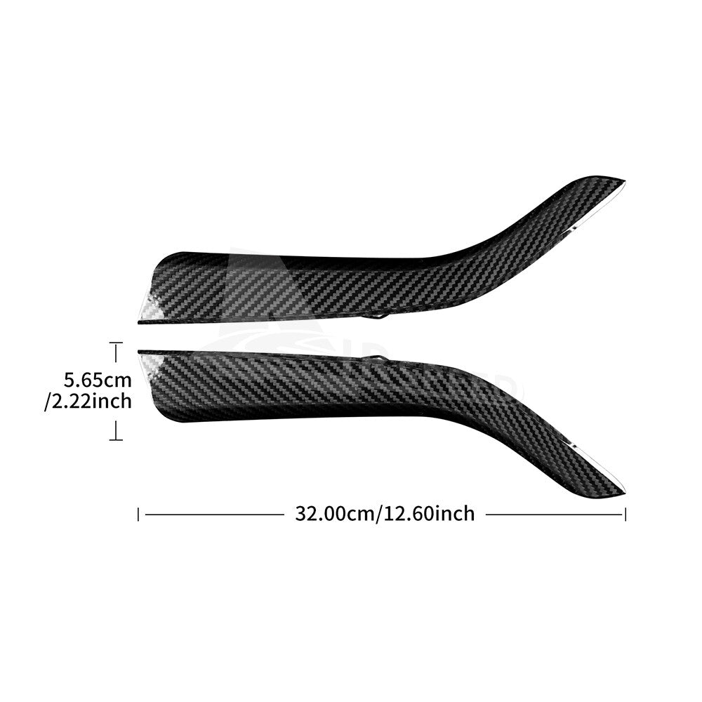 REAL HARD Carbon Fiber Gear Shift Side Panel Cover For Subaru WRX STI 2022-2023 - detail view 4