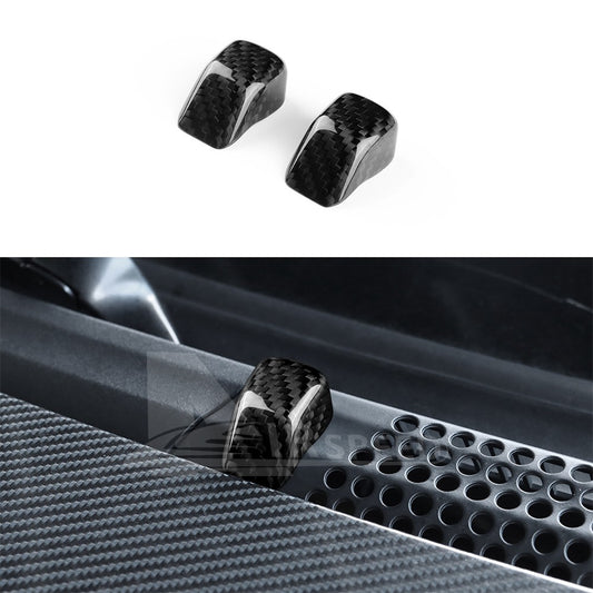 Roof Wiper Protrusion Cover Carbon Fiber For FIAT 500 Abarth 595 695 2008-2024 - product view