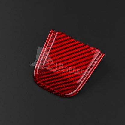 Real Hard Carbon Fibre Steering Wheel Chin Cover Trim For Fiat 500 2020-2023 - detail view 7