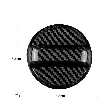 Dry Carbon Fiber Fuel Tank Cap Cover For Mazda 2 3 5 6 CX-3 CX-5 CX-30 CX-9
