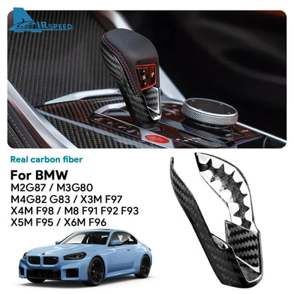 Sport Dry Carbon Shift Knob For BMW G87 G80 G82 G83 2021-2025 Interior Mod - detail view 3