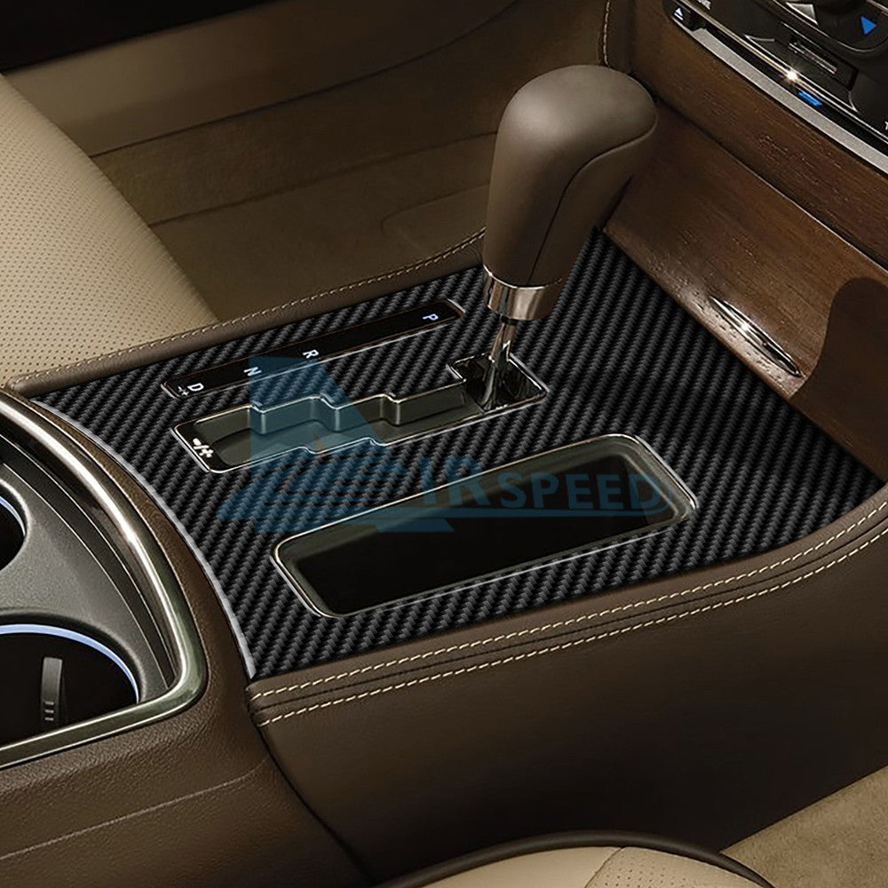 Interior Gear Shift Panel Cover For Chrysler 300/300C 11-14 Real Carbon Fiber（U.S. Stock）