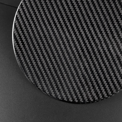 Fuel Gas Tank Filler Cap Cover Black For MINI R55 07-13 R56 06-13 Carbon Fiber - detail view 6