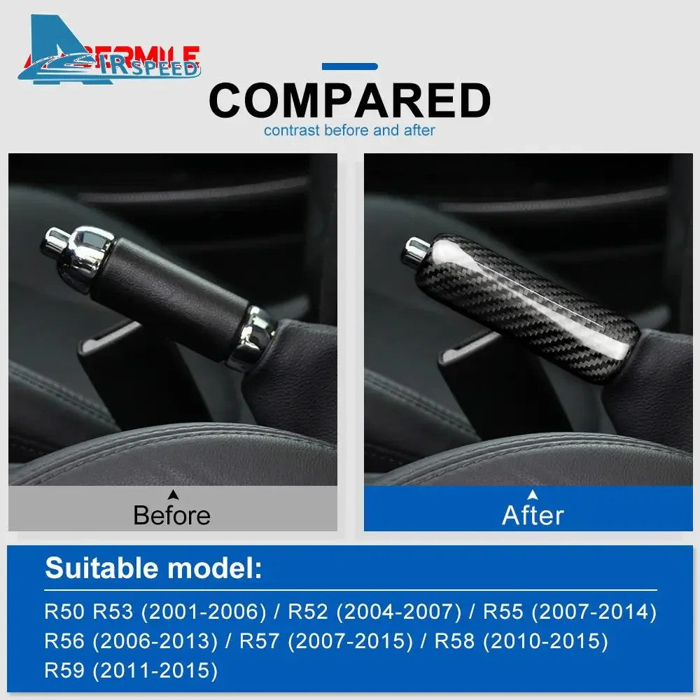 Sport Real Dry Carbon Handbrake Grip For All MINI R Generation Vehicles - detail view 5
