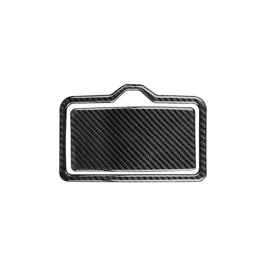 For Audi Q5 18-24 Rear Water Cup Holder Frame Trim Black Carbon Fiber LHD RHD（U.S. Stock）