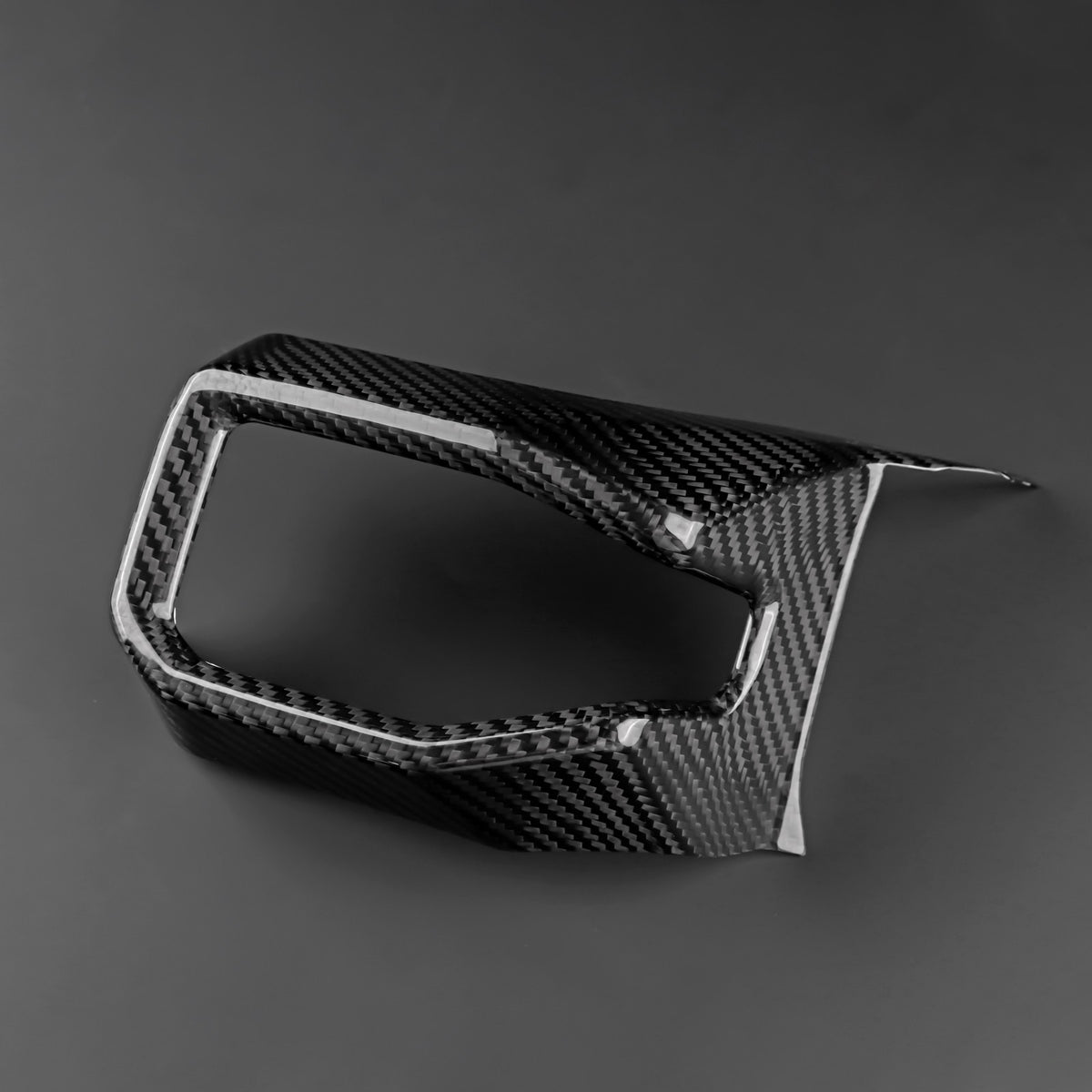 HARD Carbon Fiber Car Driver's Air Ourlet Frame Cover for Ford Mustang 2024-2027 - detail view 8