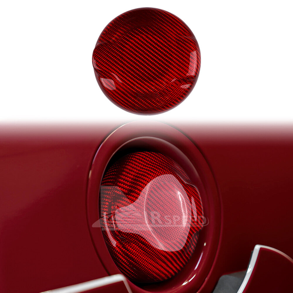 For MINI F55 F56 14-23 F57 16-23 Oil Fuel Tank Cap REAL HARD Carbon Fiber Cover - product view