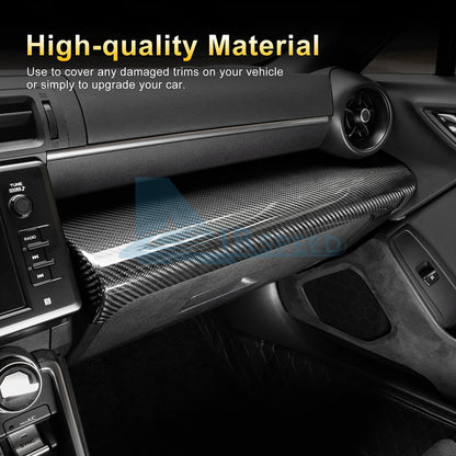 Hard Carbon Co-pilot Dashboard Trim LHD For Subaru BRZ Toyota GR86 2021-2026 - detail view 9