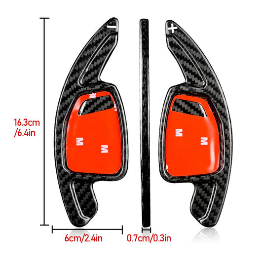 For Audi R53 R54 R55 R56 R57 2013-22 Steering Wheel Paddle Shifter Extension Red - detail view