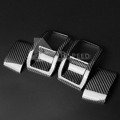 REAL HARD Carbon Fiber Seat Back Panel Cover Black For Subaru BRZ GR86 2021-2023 - detail view 6