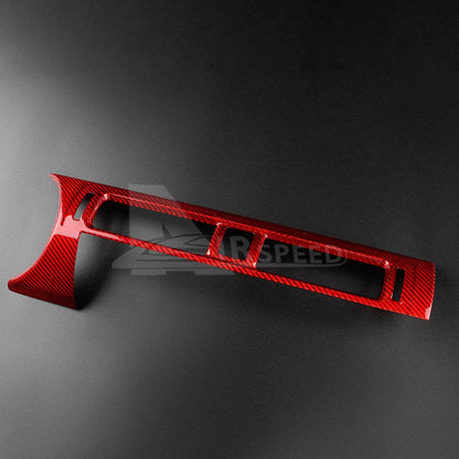 RED HARD Carbon Fiber Center Air Vent Outlet Cover For Toyota GR86 BRZ 2021-2025 - detail view 8