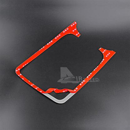 Black Center Console Cover Sticker Carbon Fiber For Dodge Durango 2014-2020（U.S. Stock）