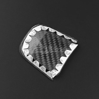 Real Hard Carbon Fiber Steering Wheel Chin Cover Sticker For Fiat 500 2020-2023 - detail view 9