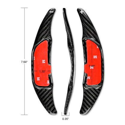 Black Steering Wheel Paddle Shifter Extension For Benz E63 E53 E43 GLA45 2016-19