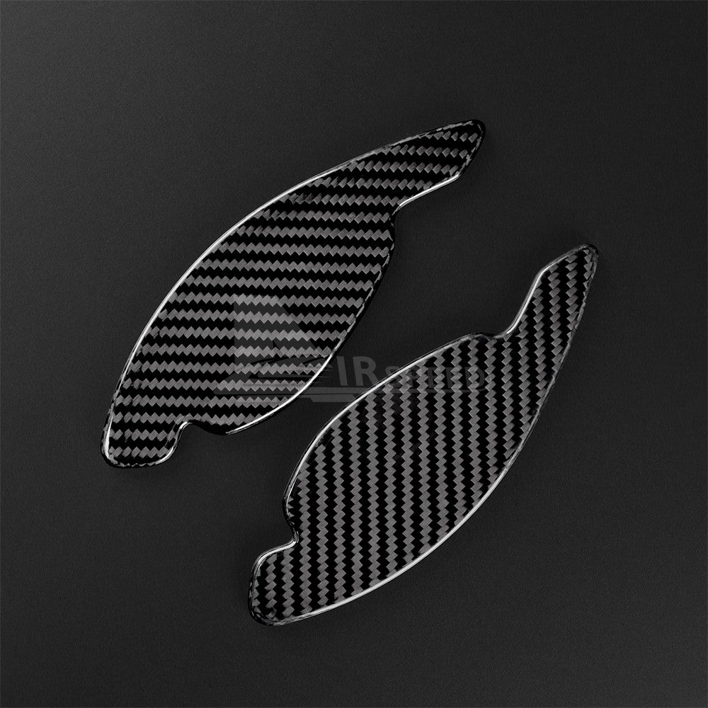 Carbon Fiber For Audi RS RS3 RS4 RS5 R8 TT 2017-22 Steering Wheel Paddle Shifter - detail view 9