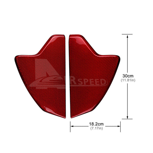 REAL HRAD Carbon Fiber Center Console Both Side Cover For Subaru BRZ GR86 21-23 - detail view