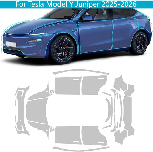 TPU Invisible Paint Protection Film Trunk Lid Rear Bumper Guard Kit For Tesla - FREE GIFT