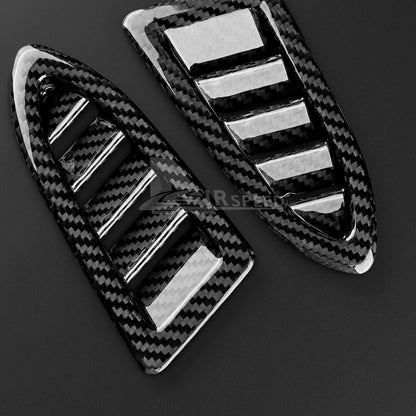 Black Air Outlet Side Defogger REAL HARD Carbon Fiber For Subaru WRX STI 22-2023 - detail view 7
