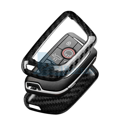 REAL HARD Carbon Fiber Black Car Key Case Key Shell For Corvette C8 2020-2023