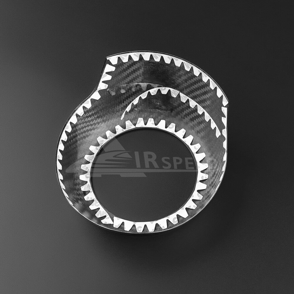 REAL HARD Carbon Fiber Steering Wheel Surround Cover For Subaru WRX STI 22-2023 - detail view 9