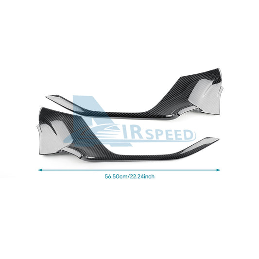 For Subaru WRX 2022-2026 REAL HARD Carbon Fiber Front Door Panel Cover Sticker - detail view