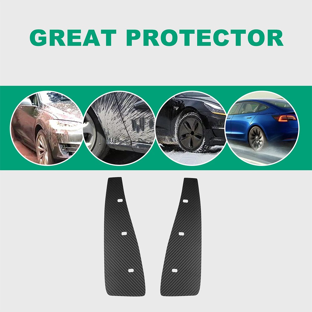 Rear Wheel Mudguard Protector Black Carbon Fiber For Toyota GR Yaris 2020-2026 - detail view 8