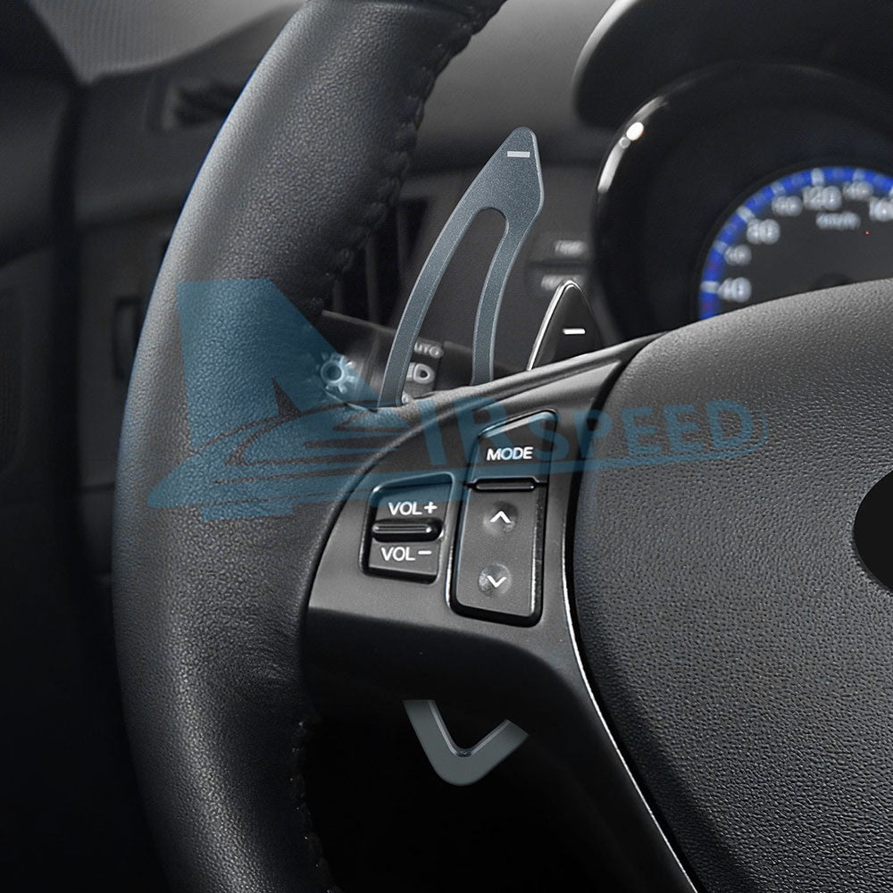 For Hyundai Genesis Coupe 09-11 Car Steering Wheel Paddle Shifter Extension Gray - FREE GIFT