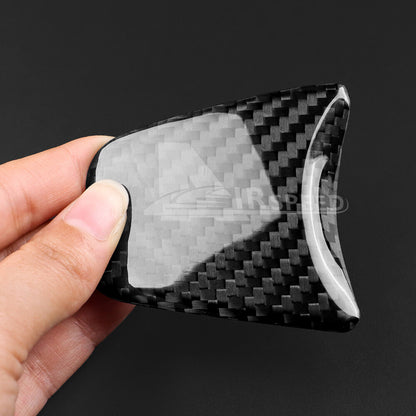 Steering Wheel Interior REAL HARD Carbon Fiber For Fiat 500 Abarth 595 2012-2015 - detail view 7