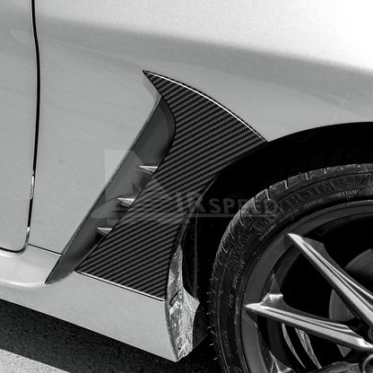 REAL HARD Carbon Fiber For Subaru BRZ GR86 21-2023 Black Car Side Fender Cover - detail view 5