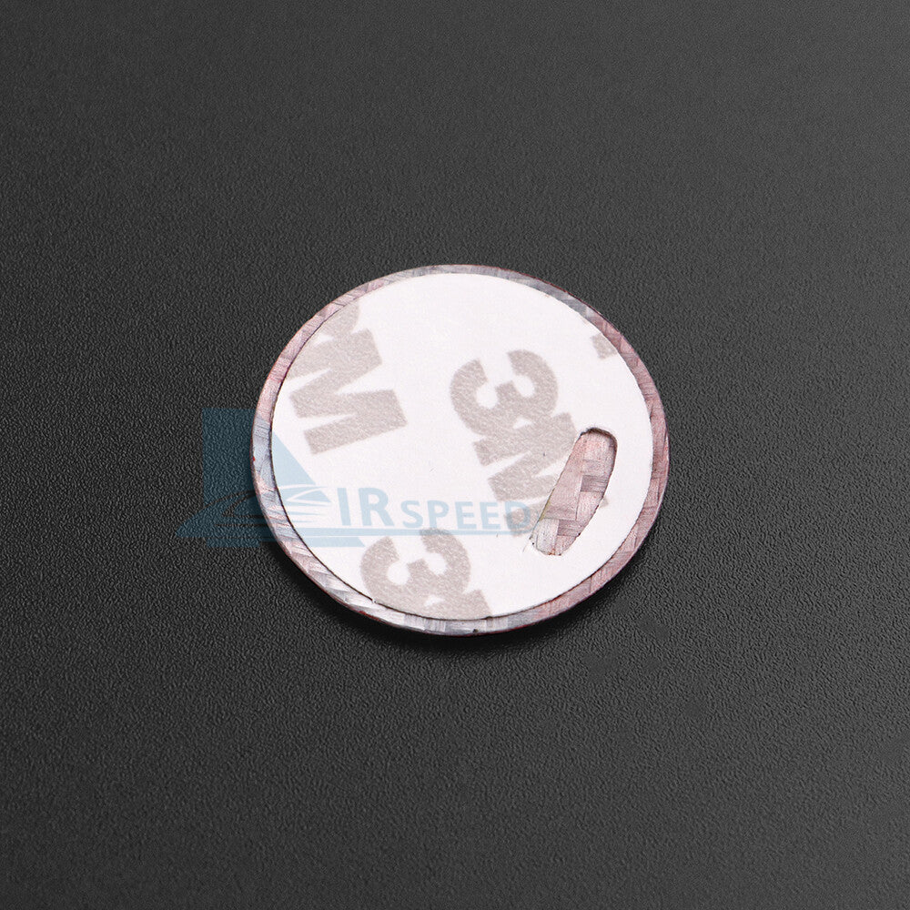 For Ford Mustang 24-25 Red Real Carbon Fiber Engine Start Push Button Cover Trim - detail view 9