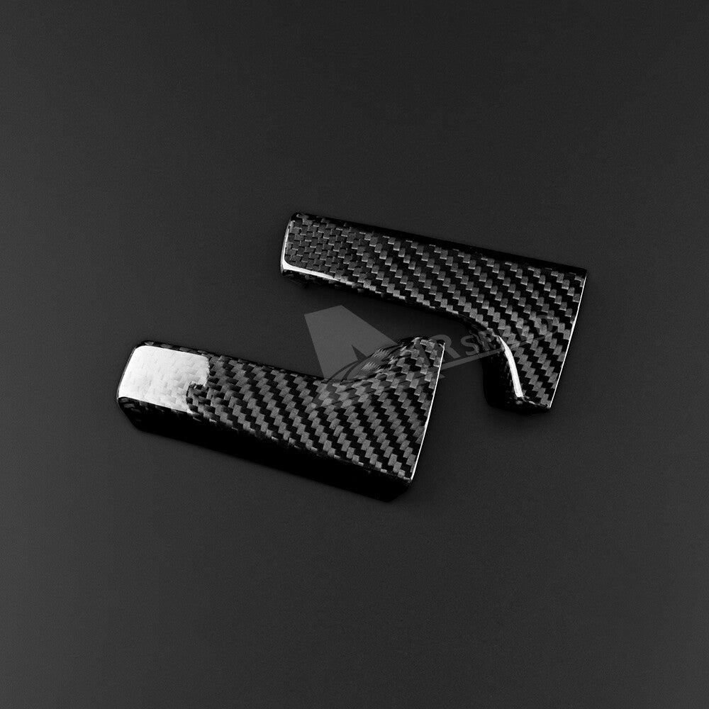 REAL HARD Carbon Fiber Seat Adjstment Handle Cover For Subaru BRZ GR86 2021-2023 - detail view 6