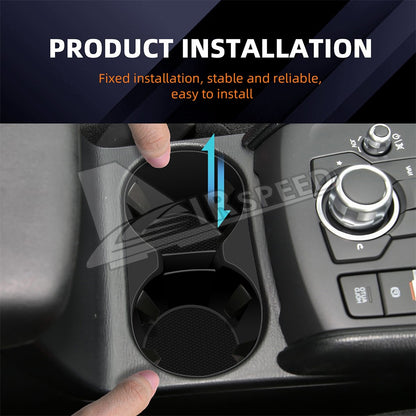 Center Console Water Cup Holder Cover Trim Silicone For Mazda CX5 CX-5 2017-2025 - FREE GIFT