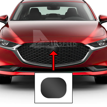Smoked vinyl decals for the 2019–2025 Mazda 3 emblem - FREE GIFT