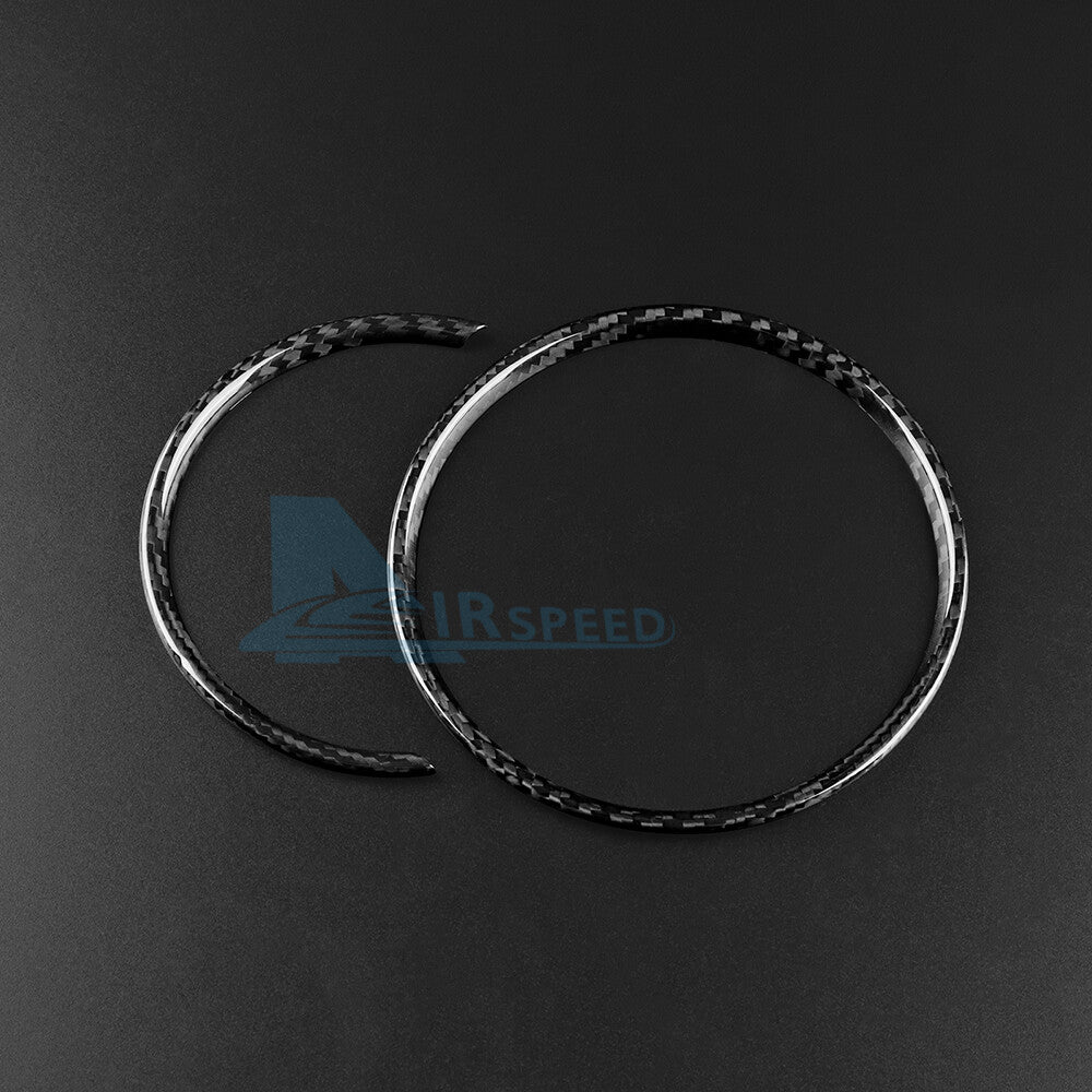 Black Speed Indicator Cover REAL HARD Carbon Fiber For Mini F54 F55 F56 F57 F60 - detail view 6
