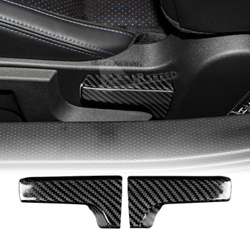 REAL HARD Carbon Fiber Seat Adjstment Handle Cover For Subaru BRZ GR86 2021-2023