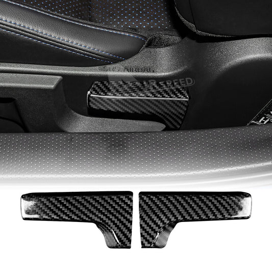 REAL HARD Carbon Fiber Seat Adjstment Handle Cover For Subaru BRZ GR86 2021-2023 - product view