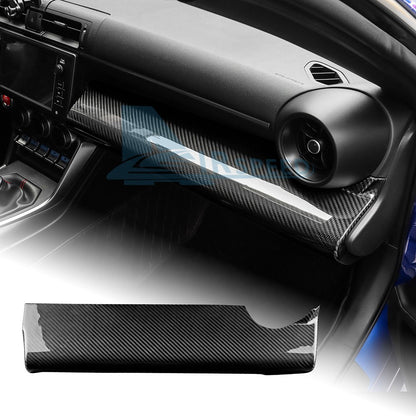 Hard Carbon Co-pilot Dashboard Trim LHD For Subaru BRZ Toyota GR86 2021-2026 - detail view 5